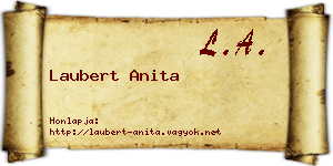 Laubert Anita névjegykártya